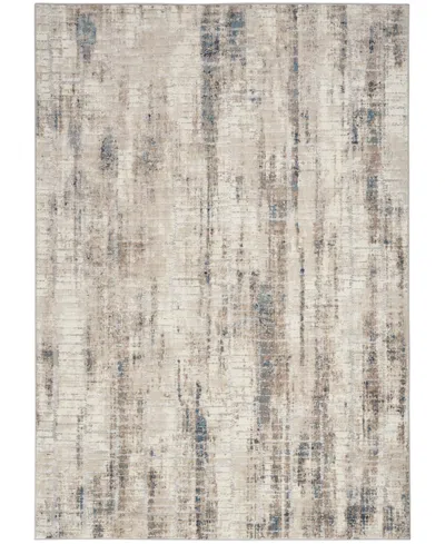 Calvin Klein Ck022 Infinity Ifn02 6'x9' Area Rug In Ivory,gray