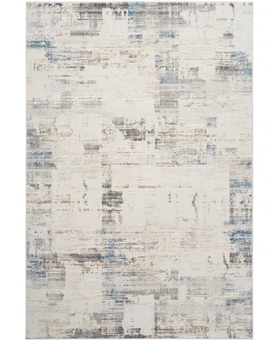 Calvin Klein Ck022 Infinity Ifn06 6'x9' Area Rug In Ivory,gray
