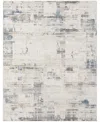 Calvin Klein Ck022 Infinity Ifn06 7'10"x9'10" Area Rug In Ivory,gray