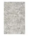 Calvin Klein Ck024 Irradiant Irr01 Area Rug, 5'3 X 7'3 In Cream/black