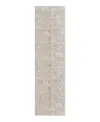 Calvin Klein Ck024 Irradiant Irr01 Runner Area Rug, 2'3 X 7'6 In Silver