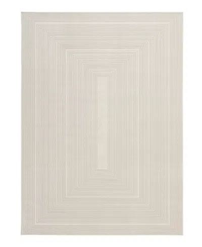 Calvin Klein Ck024 Irradiant Irr02 Area Rug, 7'10 X 9'10 In Ivory