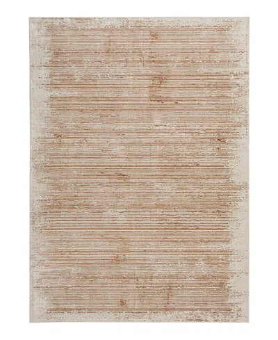 Calvin Klein Ck024 Irradiant Irr03 Area Rug, 7'10 X 9'10 In Rose/gold