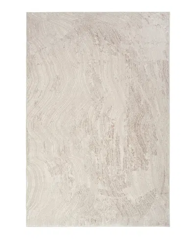 Calvin Klein Ck024 Irradiant Irr04 Area Rug, 5'3 X 7'3 In Silver/grey
