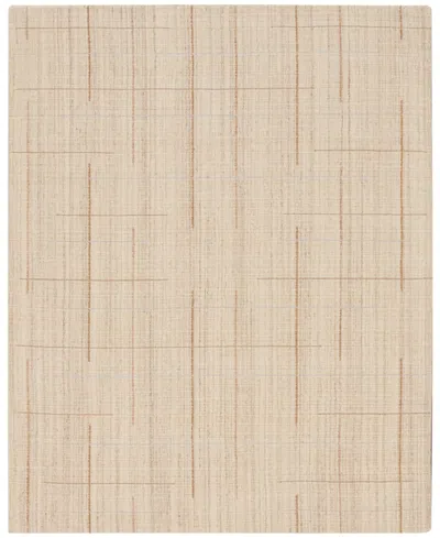 Calvin Klein Ck041 Architectura Act01 5'3''x7'3'' Area Rug In Tan