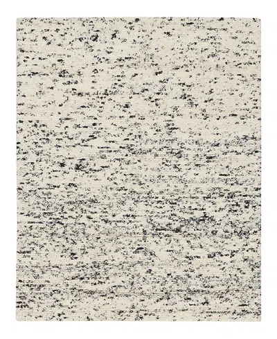 Calvin Klein Ck042 Billows Bil01 Area Rug, 5'3 X 7'3 In Ivory/black