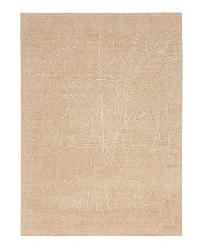 Calvin Klein Ck044 Wander Wnd01 5'3''x7'3'' Area Rug In Tan