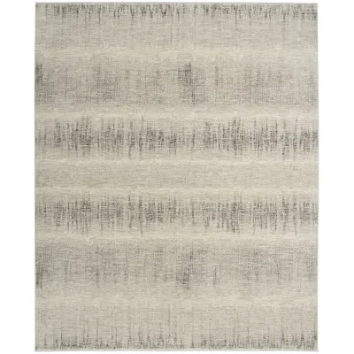Calvin Klein Ck079 Notes Ivory Charcoal Modern Indoor Rug In Ivory;charcoal