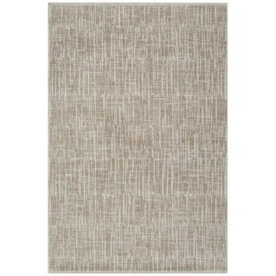 Calvin Klein Ck079 Notes  Ivory Grey Modern Indoor Rug In Ivory;gray