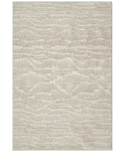 Calvin Klein Ck079 Notes Not01 3'9"x5'9" Area Rug In White
