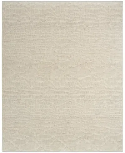 Calvin Klein Ck079 Notes Not01 7'8"x9'8" Area Rug In White