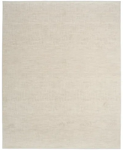 Calvin Klein Ck079 Notes Not02 5'2"x7'2" Area Rug In Silver