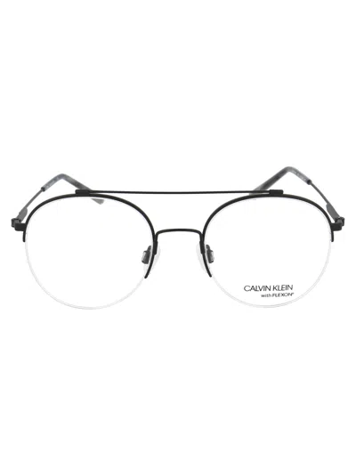 Calvin Klein Ck19144f Glasses In 001 Satin Black