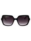 Calvin Klein Sonnenbrille Mit Oversized-gestell In Black