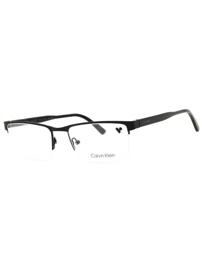 Calvin Klein Ck21126 Rectangular Eyeglasses For Men In Black