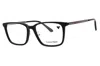 Calvin Klein Sleek Rectangular Eyeglasses For Men In Black