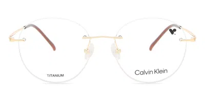 Calvin Klein Ck22125ta 200 Men's Glasses Gold Size 50 - Free Lenses - Blue Light Block Available In White