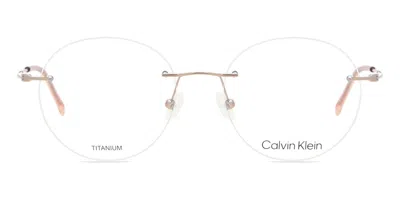 Calvin Klein Ck22125ta Men's Glasses, Rose-gold, Size 50