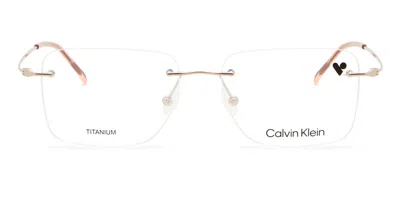 Calvin Klein Ck22125tb 272 Men's Glasses Rose-gold Size 52 - Free Lenses - Blue Light Block Available