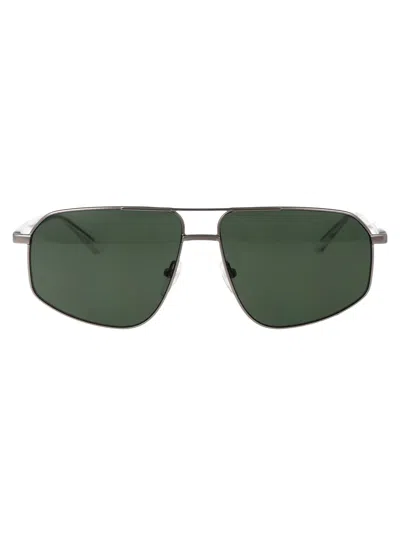 Calvin Klein Ck23126s Sunglasses In 015 Matte Light Gunmetal