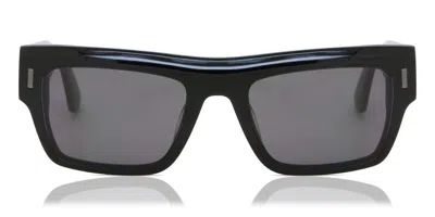Calvin Klein Ck23504s 001 Men's Sunglasses Black Size 55