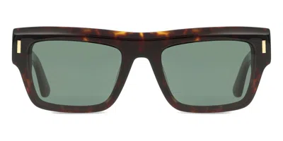 Calvin Klein Ck23504s 235 Men's Sunglasses Tortoiseshell Size 55 In Green