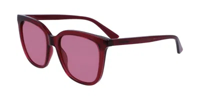 Calvin Klein Ck23506s 513 Women's Sunglasses Purple Size 53 In Red