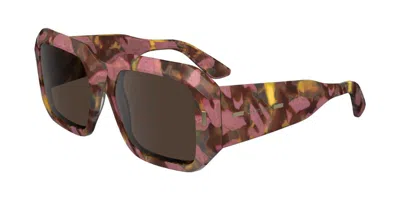 Calvin Klein Ck23536s 663 Women's Sunglasses Tortoiseshell Size 54 In Multi