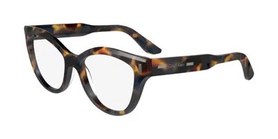 Calvin Klein Ck23541 Women's Glasses, Tortoiseshell, Size 53 In Brown