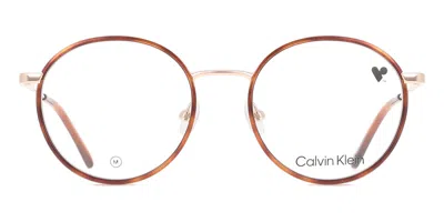 Calvin Klein Ck24114 Men's Glasses, Gold, Size 49 In Burgundy