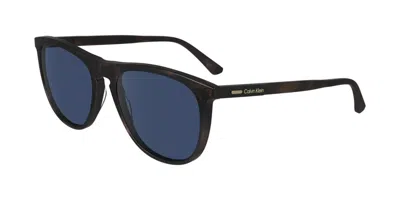 Calvin Klein Ck24508s 240 Men's Sunglasses Tortoiseshell Size 55 In Black
