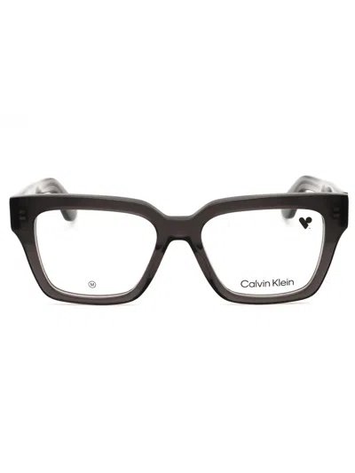 Calvin Klein Ck24526 Eyeglasses In Light Brown/clear Demo Lens