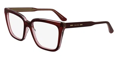 Calvin Klein Ck24541 Women's Glasses, Red, Size 53 In Brown