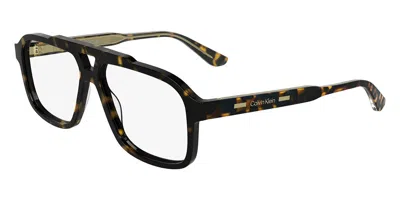 Calvin Klein Ck24549mag-set Men's Glasses, Tortoiseshell, Size 57 In Brown