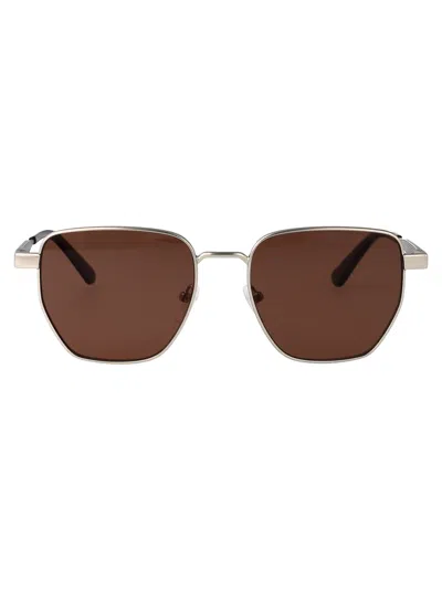 Calvin Klein Ck25100s Sunglasses In Brown