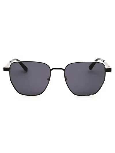 Calvin Klein Ck25100sn Sunglasses In Matte Black / Grey