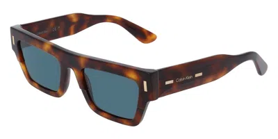 Calvin Klein Ck25510s 240 Men's Sunglasses Tortoiseshell Size 52 In Brown