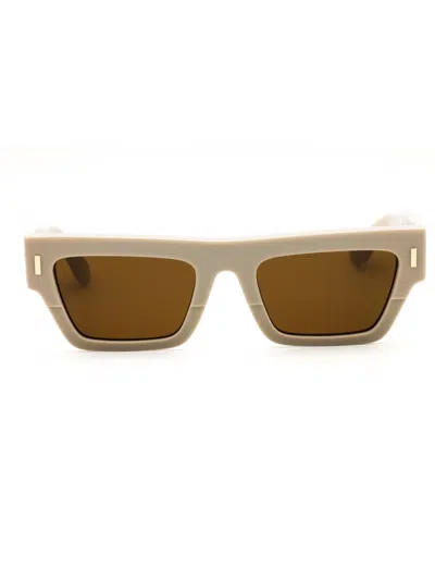 Calvin Klein Ck25510s Sunglasses In Beige/brown
