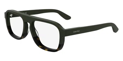 Calvin Klein Ck25515 Men's Glasses, Green, Size 58 In Black