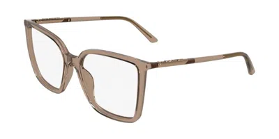 Calvin Klein Ck26518 272 Occhiali Da Vista Marroni Per Donna (solo Montatura) In Green