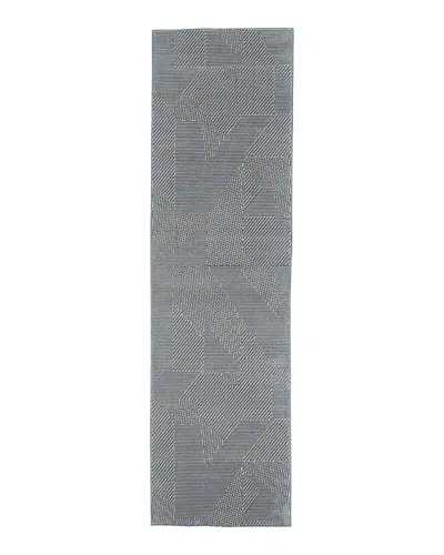 Calvin Klein Ck850 Orlando Runner Area Rug, 2'2 X 7'6 In Gray/blue