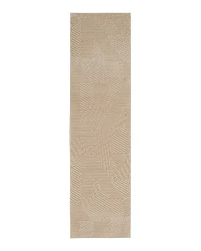 Calvin Klein Ck850 Orlando Runner Area Rug, 2'2 X 7'6 In Gray/saffron