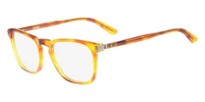 Calvin Klein Ck8519 Men's Glasses, Tortoiseshell, Size 52 In Yellow