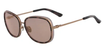 Calvin Klein Ck8575s 643 Women's Sunglasses Tortoiseshell Size 59 In Brown