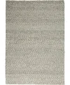 Calvin Klein Ck940 Riverstone Gray And Ivory 5'3" X 7'5" Area Rug