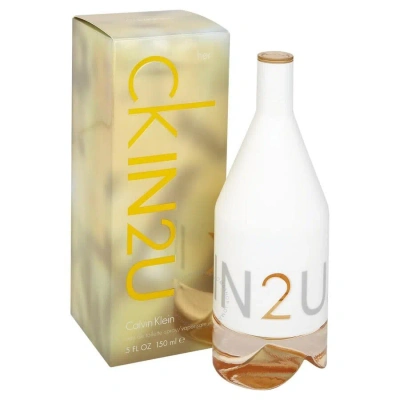 Calvin Klein Ckin2u /  Edt Spray 5.0 oz (w) In White