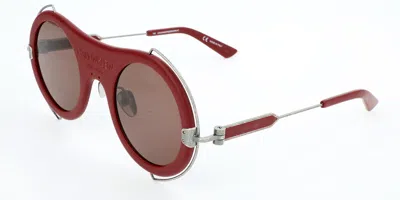 Calvin Klein Cknyc1875sr 605 Occhiali Da Sole Borgogna Per Uomo In Red