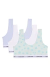 Calvin Klein Kids'  Classic Bralette In Green Multi