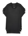 Calvin Klein Classic Crewneck Tees, Pack Of 3 In Black