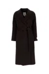 Calvin Klein Classic Df Wool Wrap Coat In Black